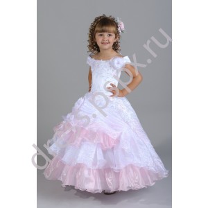 Платье для девочки Любаша розовое