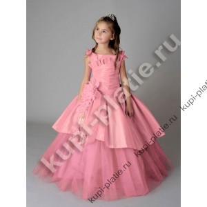 Платье для девочки Таня бант роз