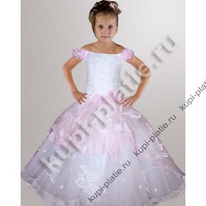 Платье для девочки Анна Кристина розовая 2013