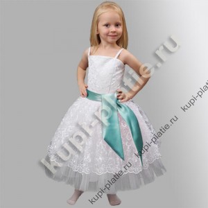 Детское Платье 2013 Анжелика кружево белое