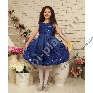 Платье для девочек Розалия-1 Василек