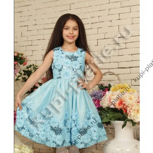 Платье Розалия-1 голубой