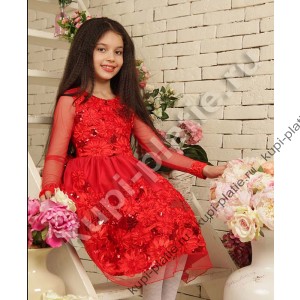 Платье Розалия-2 красное