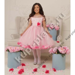 Платье для девочек Грейс-1 розовое