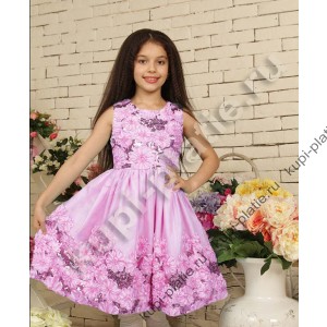 Платье для девочки Розалия-1 розовое