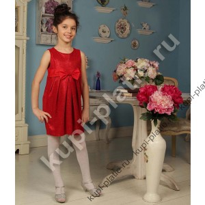 Платье для девочки Тюльпан красный